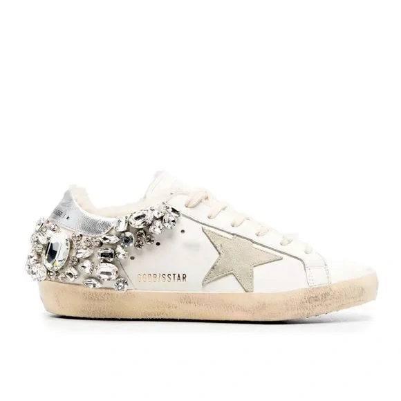 Golden Goose Super-Star embellished low-top sneakers - Picture 1 of 11